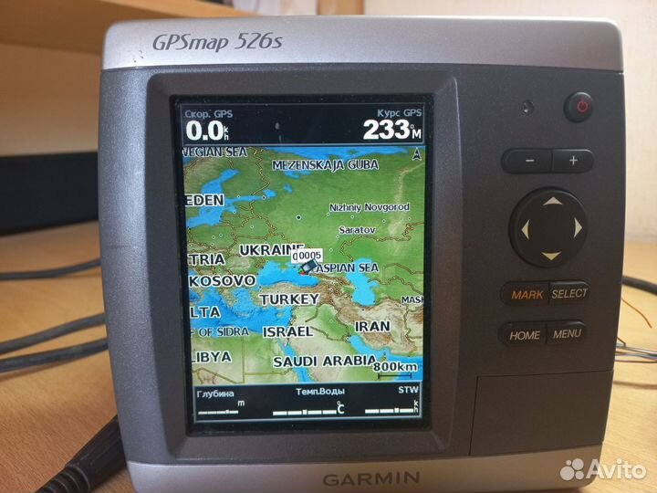 Эхолот картплоттер Garmin gpsmap 526s