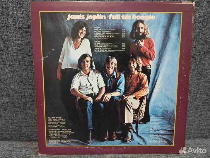 Janis Joplin – Pearl 1971 японский пресс 1978г.в