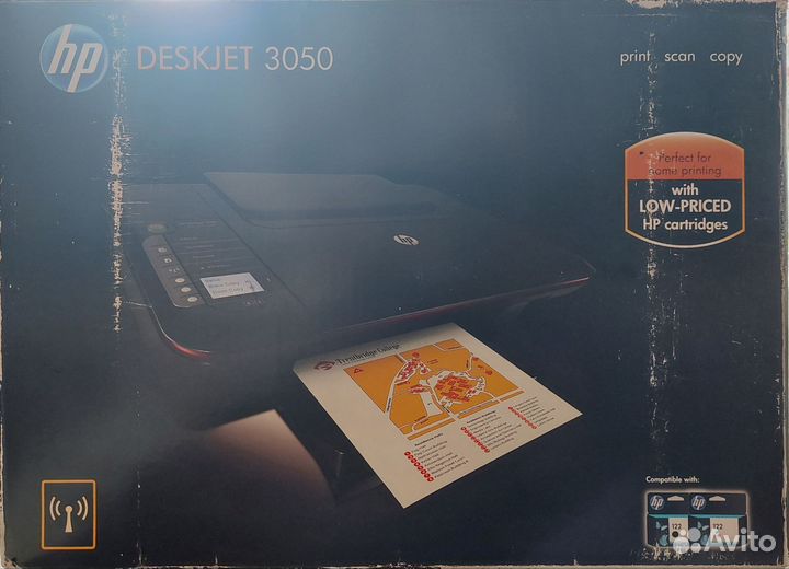 Цветной струйный принтер hp