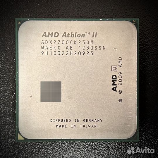 Процессор AMD Athlon 2 X2 270 2x3.4GHz