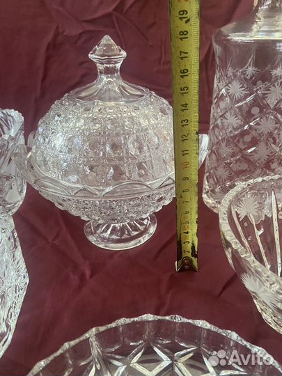 Хрустальная ваза