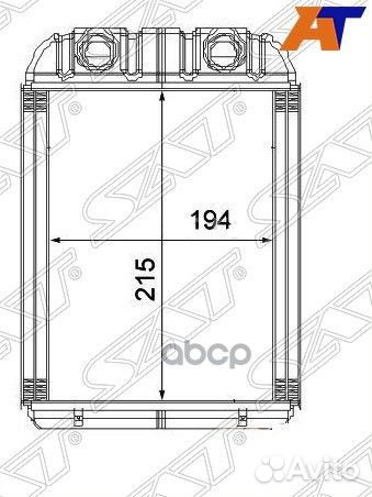 Радиатор отопителя салона volkswagen touareg 10