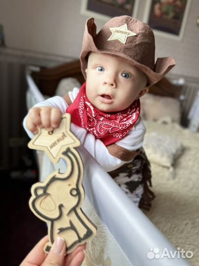 Топпер деревянный для фотосессии малышу