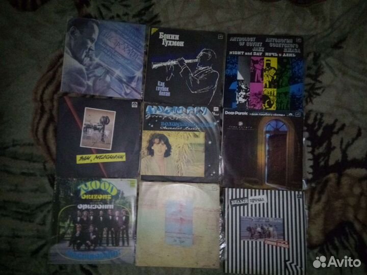 Пластинки (винил) разных жанров