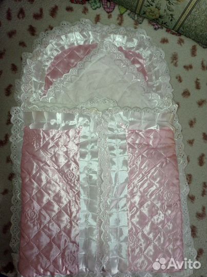 Конверт на выписку летний для девочки