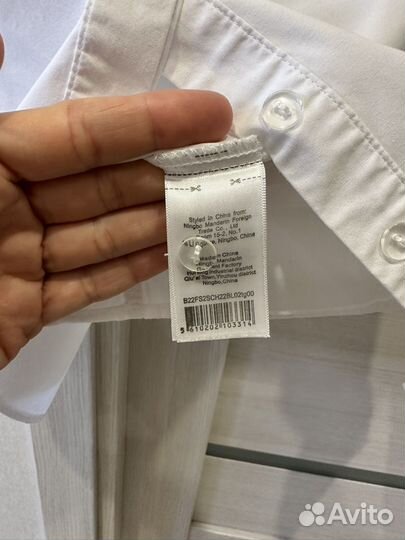 Рубашка школьная для девочки 122