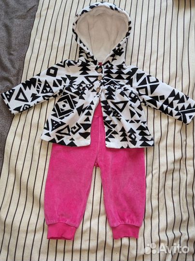 Кофточки на весну 62-68 carter's и disney, 2 шт