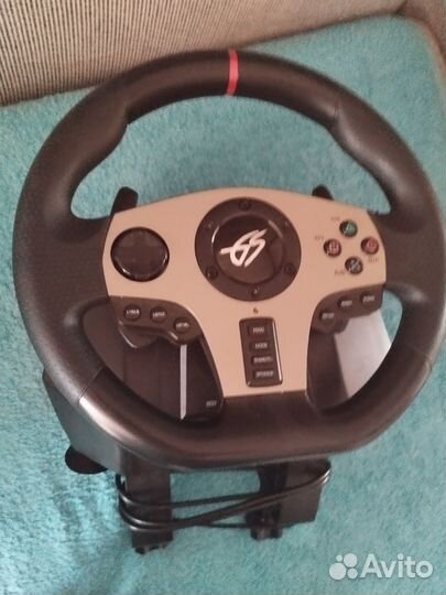 Игровой руль 900 градусов dexp wheelman Pro