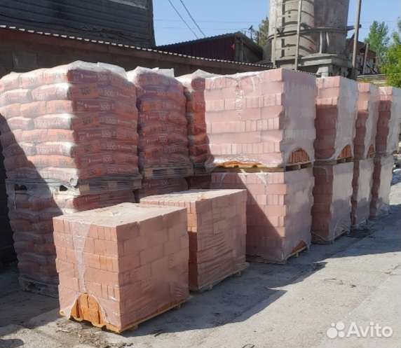 Кирпич полнотелый одинарный красный м125 м150