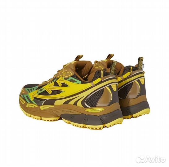 Кроссовки off white be right back коричневые