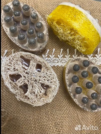 Мыло-скраб ручной работы