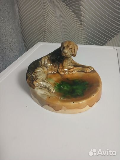 Пепельница собака СССР