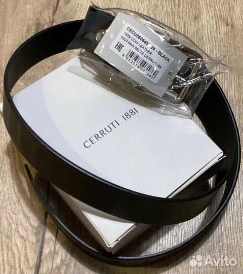 Ремень Cerruti 1881 (оригинал, натуральная кожа)
