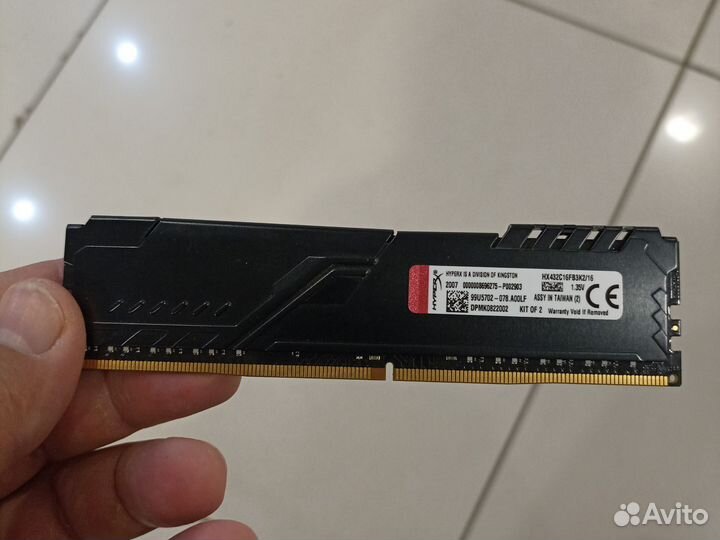 Оперативная память ddr4 8gb 3200 hyperx