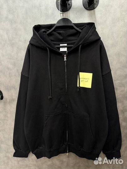 Худи зип Vetements zip up оверсайз унисекс