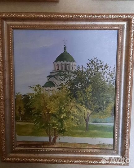 Картина маслом на холсте пейзаж