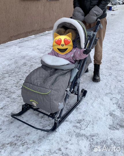 Санки коляска ника 7