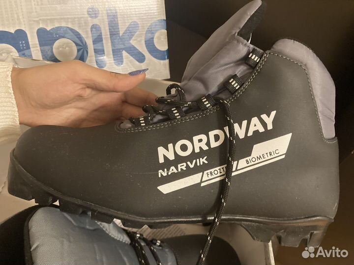 Лыжные ботинки nnn крепление 43 размер