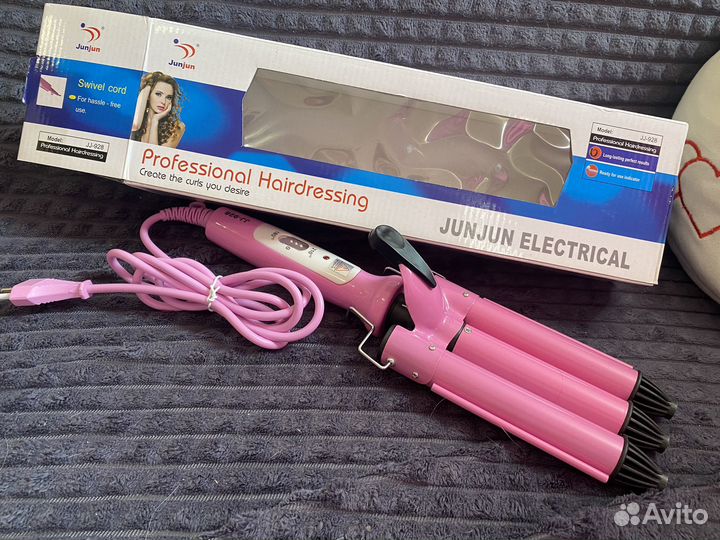 Плойка тройная для волос