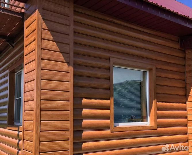 Фасад (сайдинг) и кровля (профнастил, черепица)