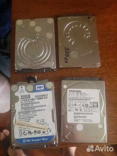 Жесткий диск для ноутбука на 1000, 500gb