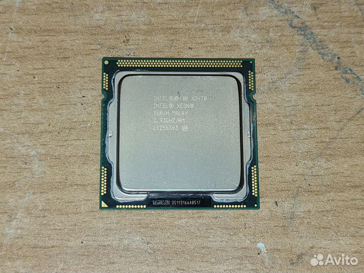 Intel Xeon X3470 (i7 870) скальпированный