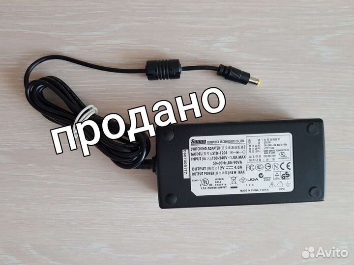 Блоки питания на5v,7,5v,9,5v,12v, 14,5v, 19v