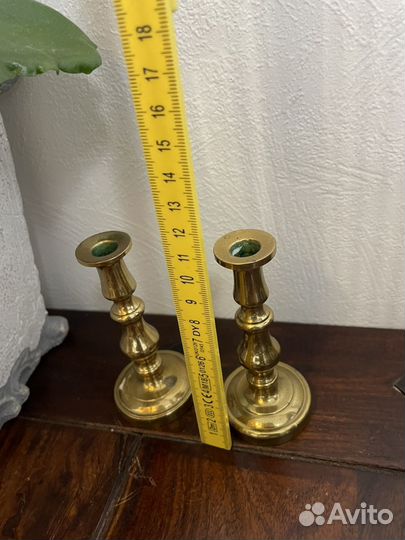 Подсвечники, сковорода-латунь, медный зольник