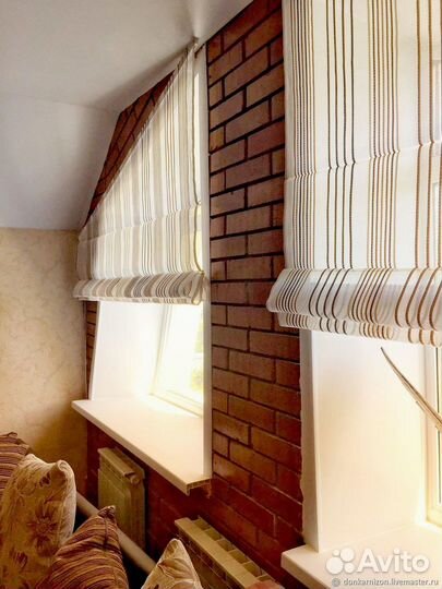 Римские шторы на кухню