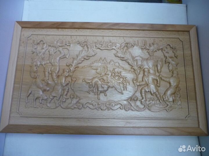 Настольные нарды цветные и резные