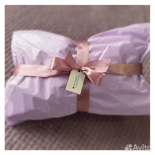 Вязанная игрушка Зайка из плюшевой пряжи