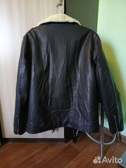 Кожаная куртка косуха мужская