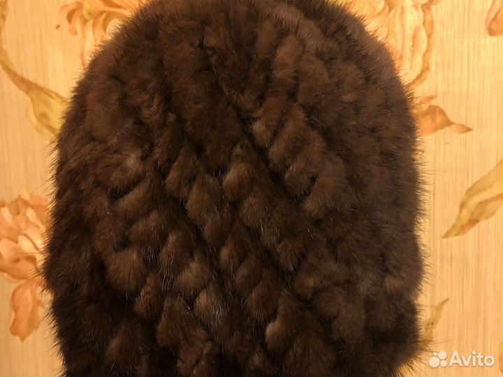 Новая шапка вязаная норка