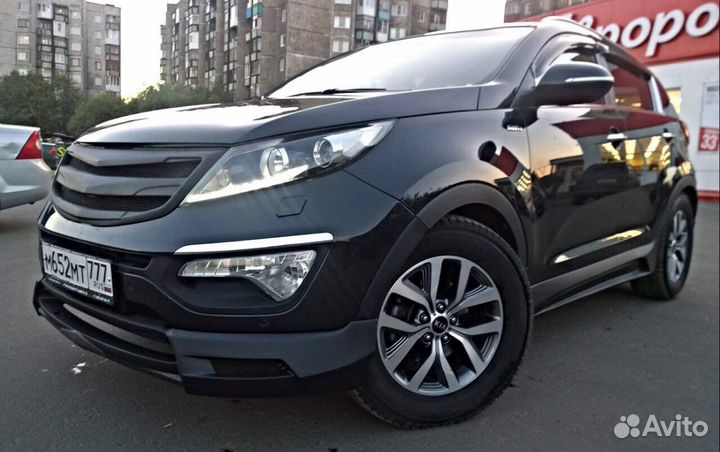 Обвес накладки JSW Kia Sportage 3. Некрашеный