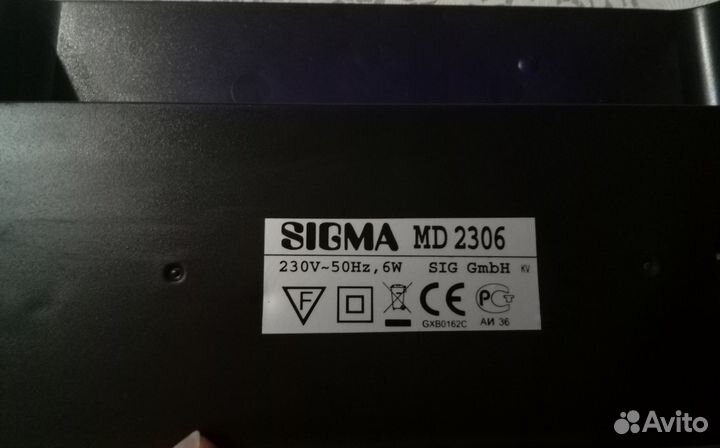 Уф лампа sigma md 2306