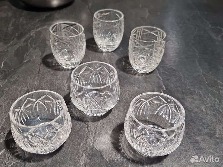 Стопки хрустальные СССР