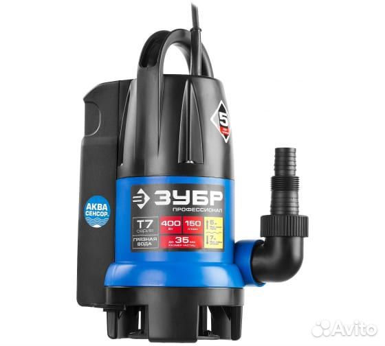 Дренажный насос Зубр Профессионал нпг-Т7-400