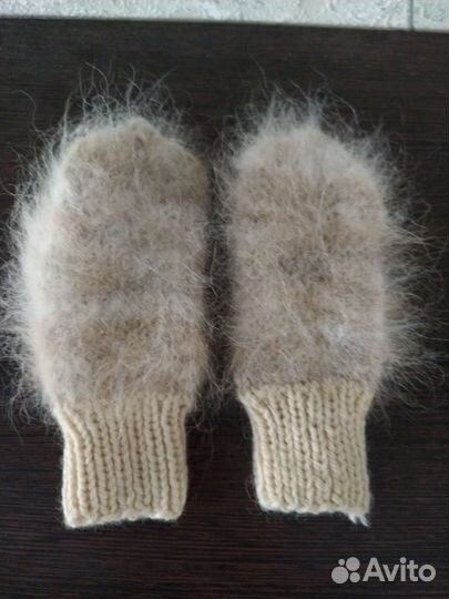 Варежки из собачьей шерсти