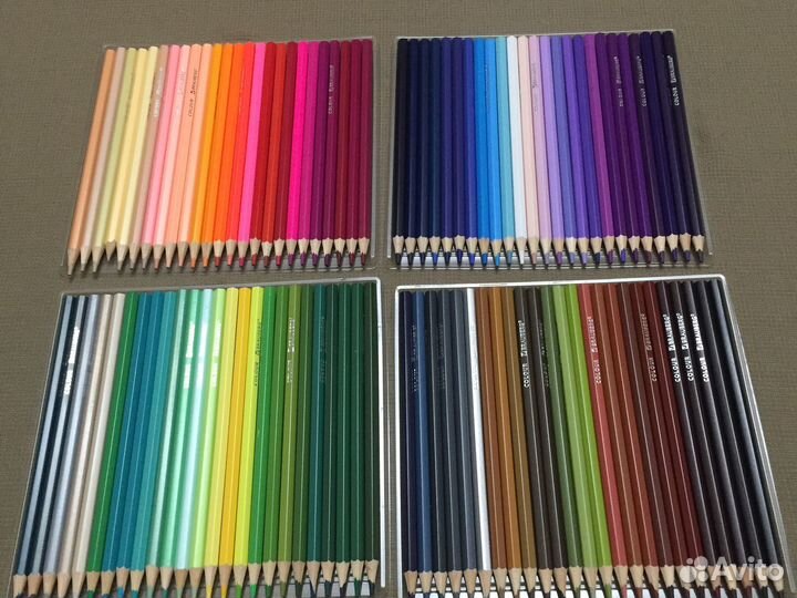 Цветные карандаши новые Brauberg 100 цветов