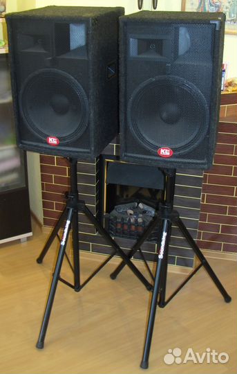 Колонки активные KL-Pro 1200W 2шт Park D15