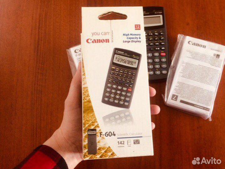 Инженерный калькулятор canon f-604
