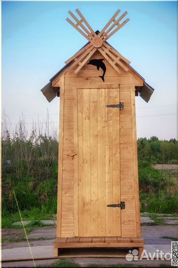 Дачный туалет с установкой DRE444