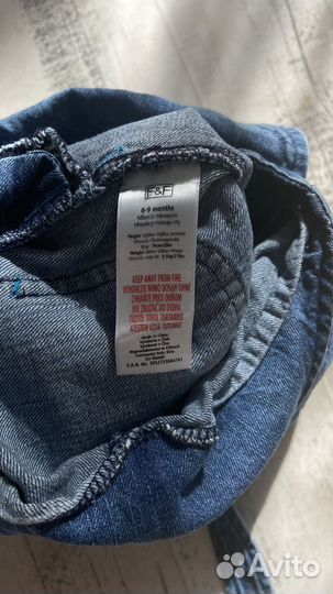 Полу комбинезон футболка 68-74