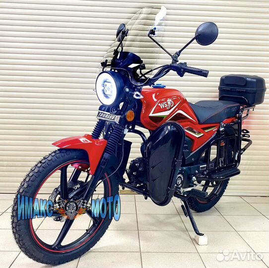 Мопед Alpha Турист дв. 110 см3 (S2) красный