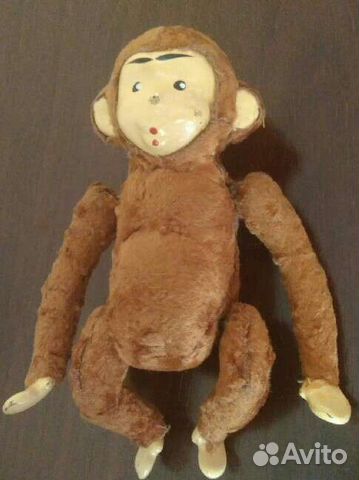 Заводная игрушка СССР кувыркающаяся обезьянка