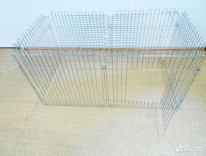 Вольер для собак просторный, 8 секций