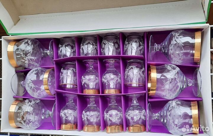 Подарочный набор хрусталь стекло