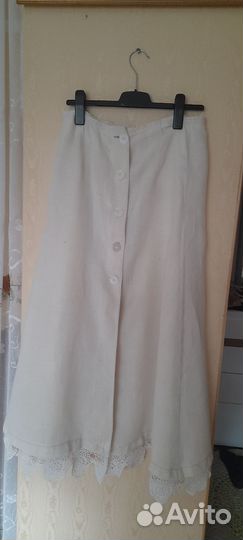 Юбка лен