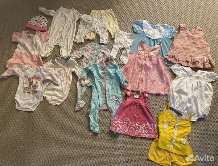 Детские вещи на девочку пакетом