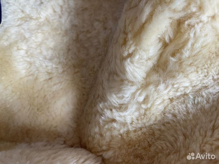 Зимний конверт в коляску натуральная овчина Medisa